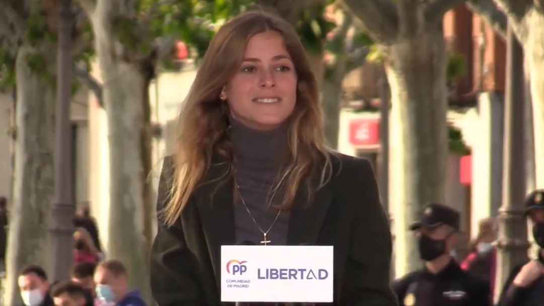 La presidenta nacional de Nuevas Generaciones, Beatriz Fanjul, ha cometido una metedura de pata en los días previos a las elecciones autonómicas de la Comunidad de Madrid La presidenta nacional de Nuevas Generaciones, Beatriz Fanjul, ha cometido una metedura de pata en los días previos a las elecciones autonómicas de la Comunidad de Madrid