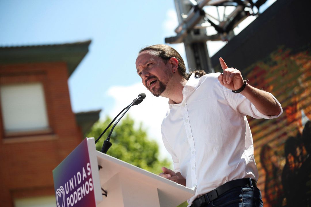 El candidato de Unidas Podemos a la presidencia de la Comunidad de Madrid, Pablo Iglesias El candidato de Unidas Podemos a la presidencia de la Comunidad de Madrid, Pablo Iglesias