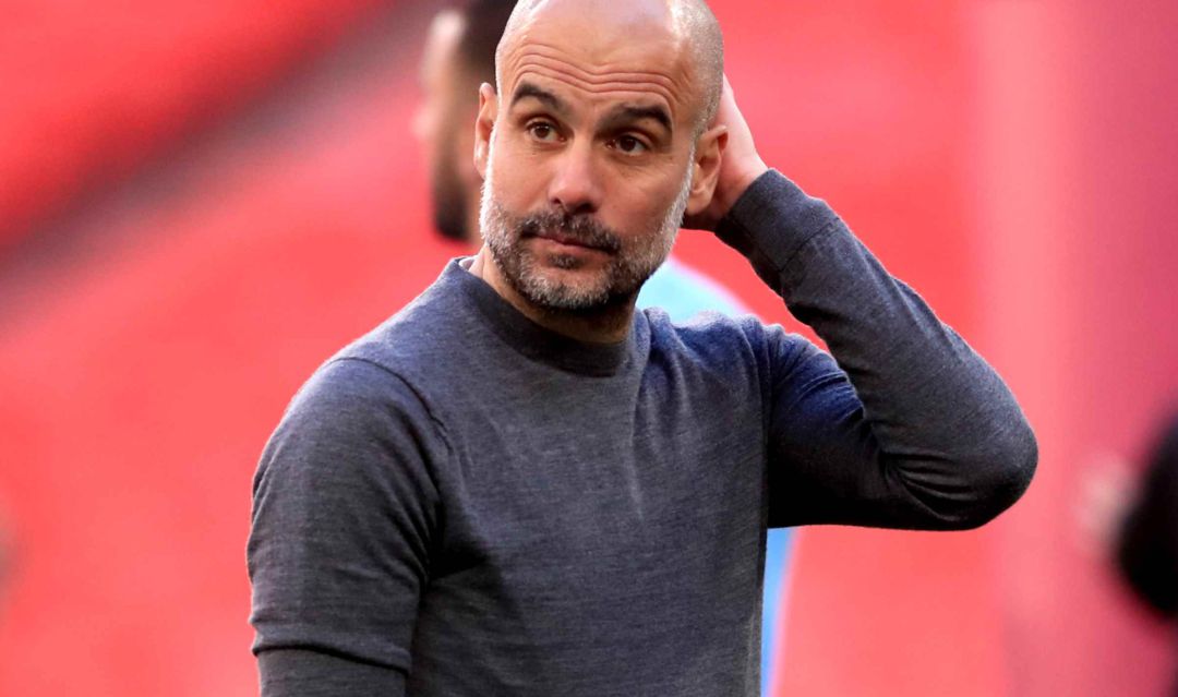 El técnico del Manchester City Pep Guardiola. El técnico del Manchester City Pep Guardiola.