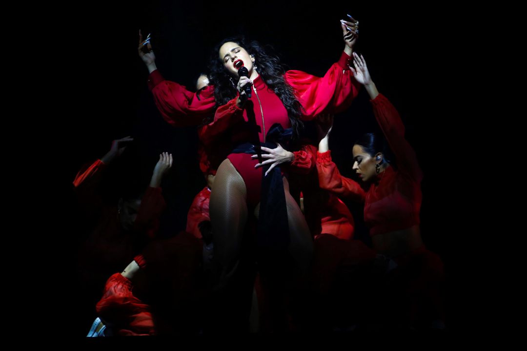 Imagen de un concierto de Rosalía Imagen de un concierto de Rosalía
