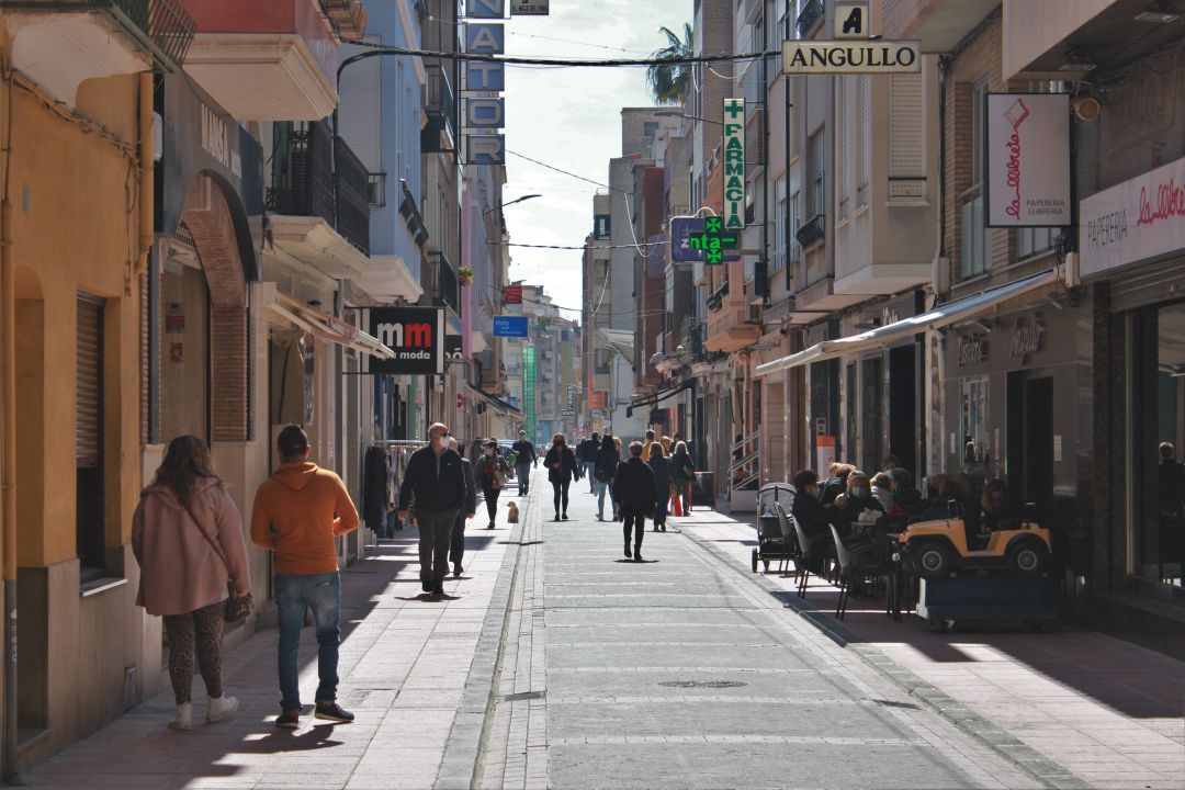 Calle comercial de Borriana Calle comercial de Borriana