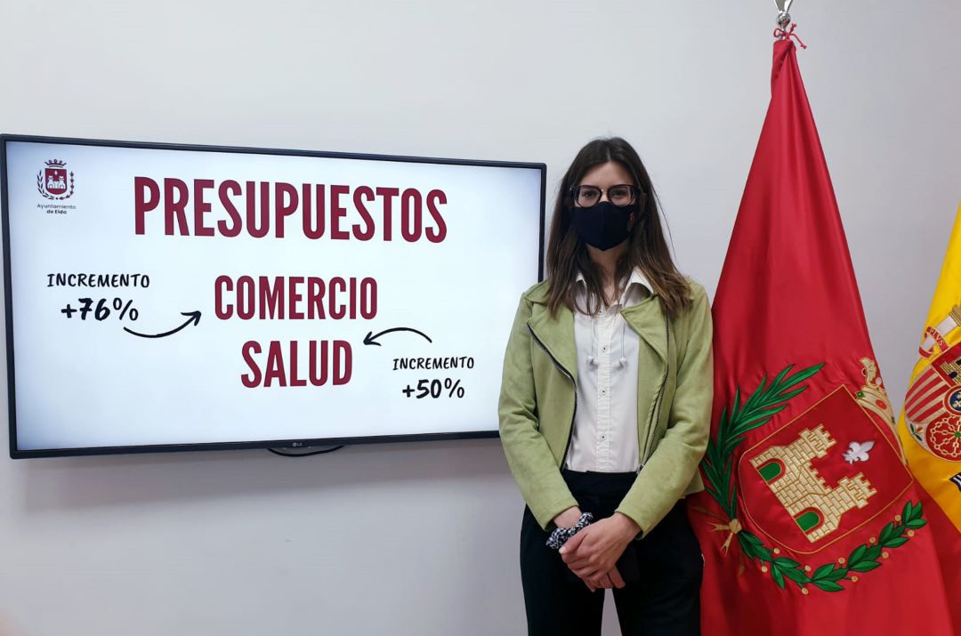 Sarah López, edil de Comercio y Mercados de Elda Sarah López, edil de Comercio y Mercados de Elda