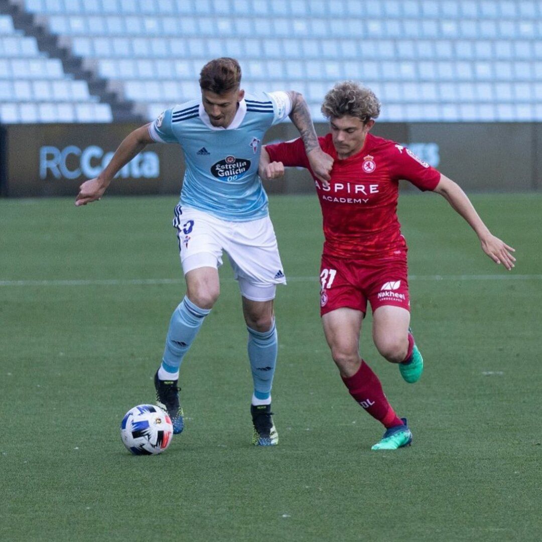 Marcos González debutó con el primer equipo en Balaídos Marcos González debutó con el primer equipo en Balaídos