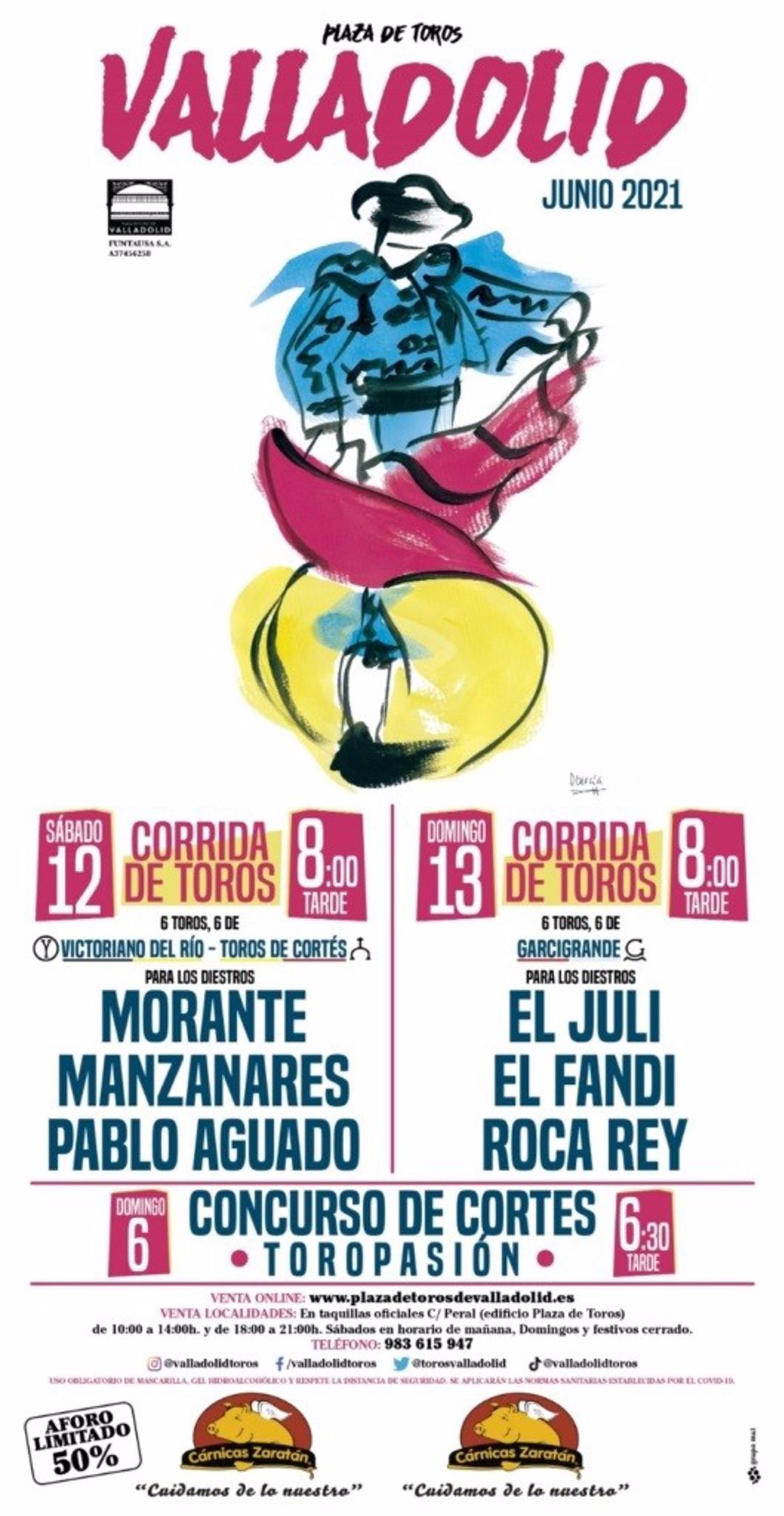 Nuevo cartel de los festejos Nuevo cartel de los festejos