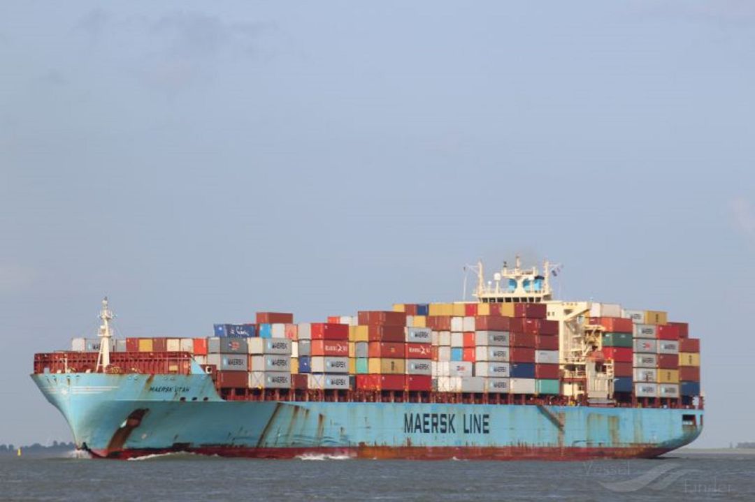 Buque Maersk Utah. Buque Maersk Utah.