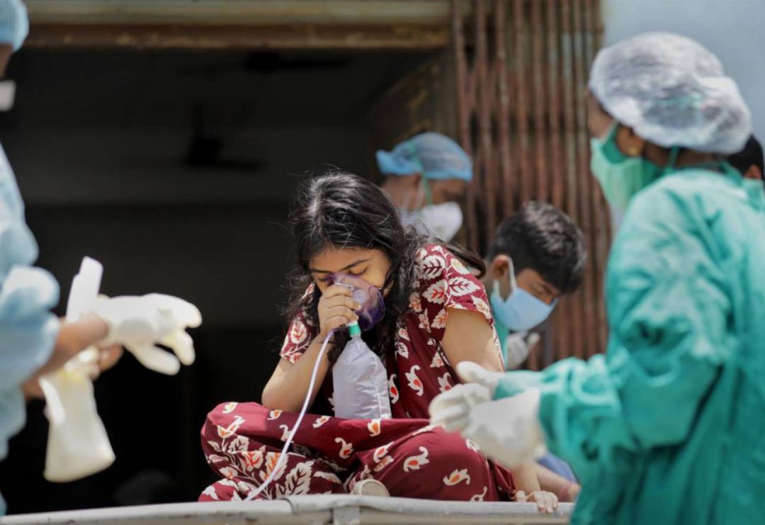 La situación en la India por falta de oxígeno es límite La situación en la India por falta de oxígeno es límite
