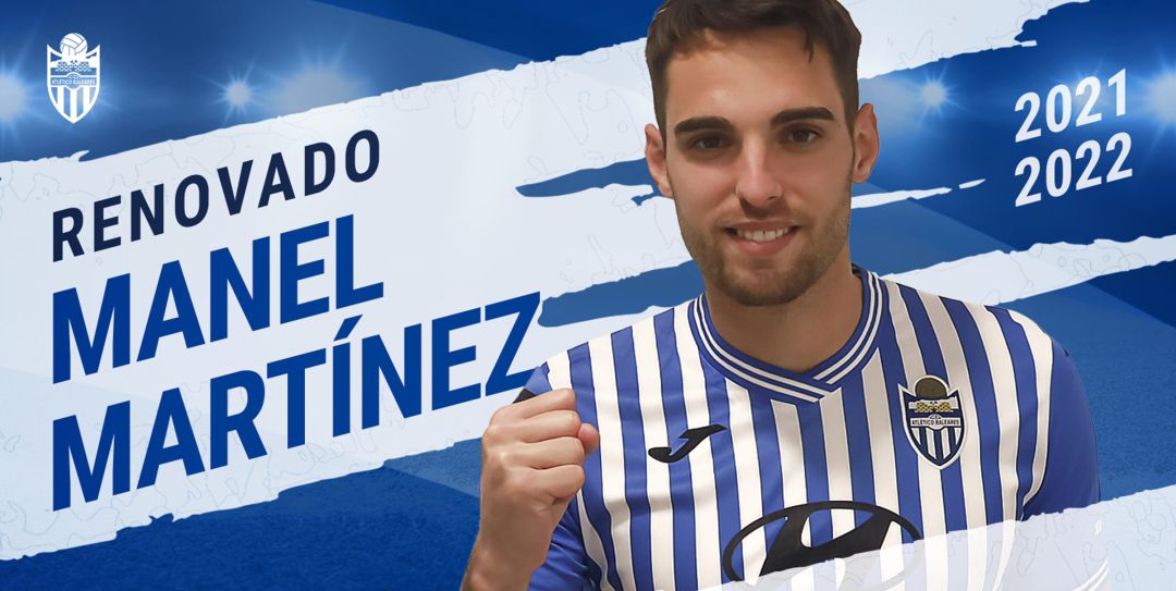 Manel Martínez renueva con el Atlético Baleares. Manel Martínez renueva con el Atlético Baleares.
