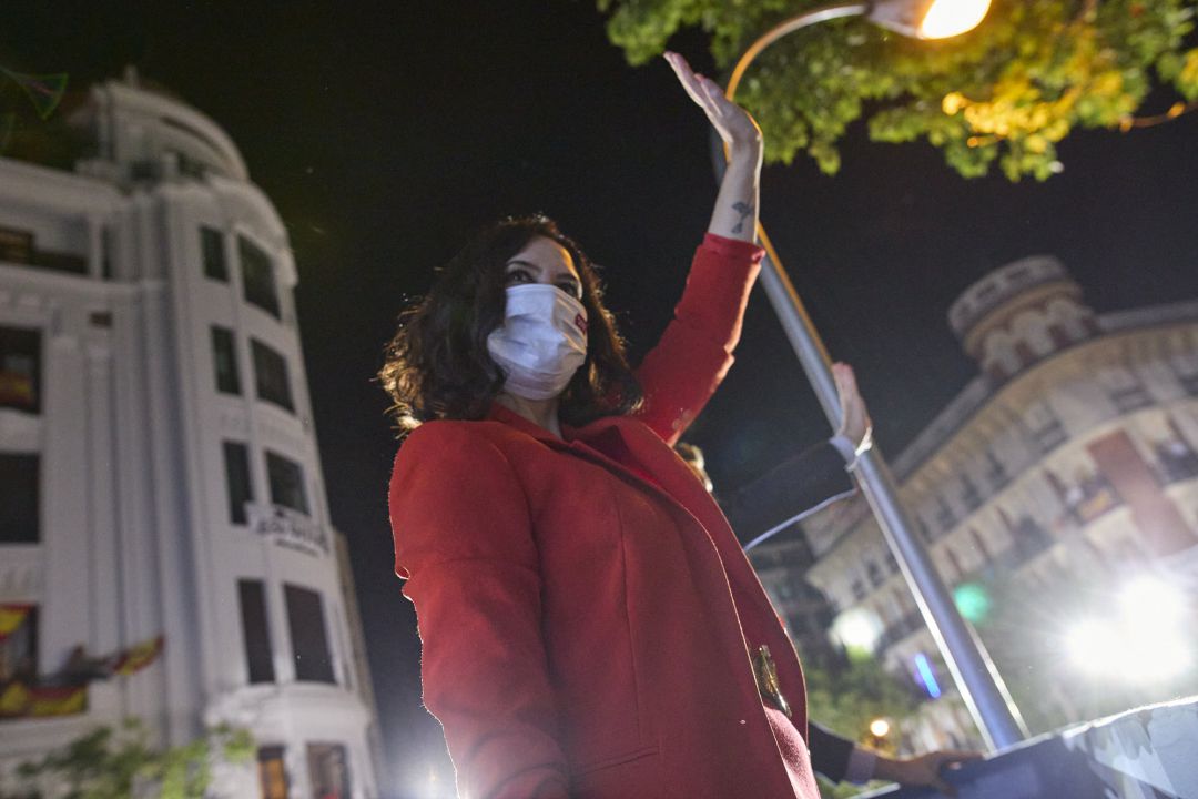 La presidenta de la Comunidad de Madrid y candidata a la reelección por el PP, Isabel Díaz Ayuso. La presidenta de la Comunidad de Madrid y candidata a la reelección por el PP, Isabel Díaz Ayuso.