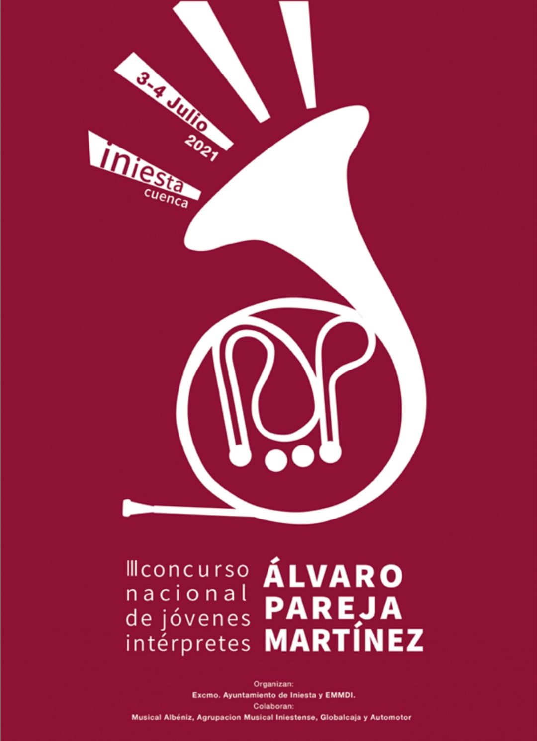 Iniesta convoca el III Concurso Álvaro Pareja Martínez Iniesta convoca el III Concurso Álvaro Pareja Martínez