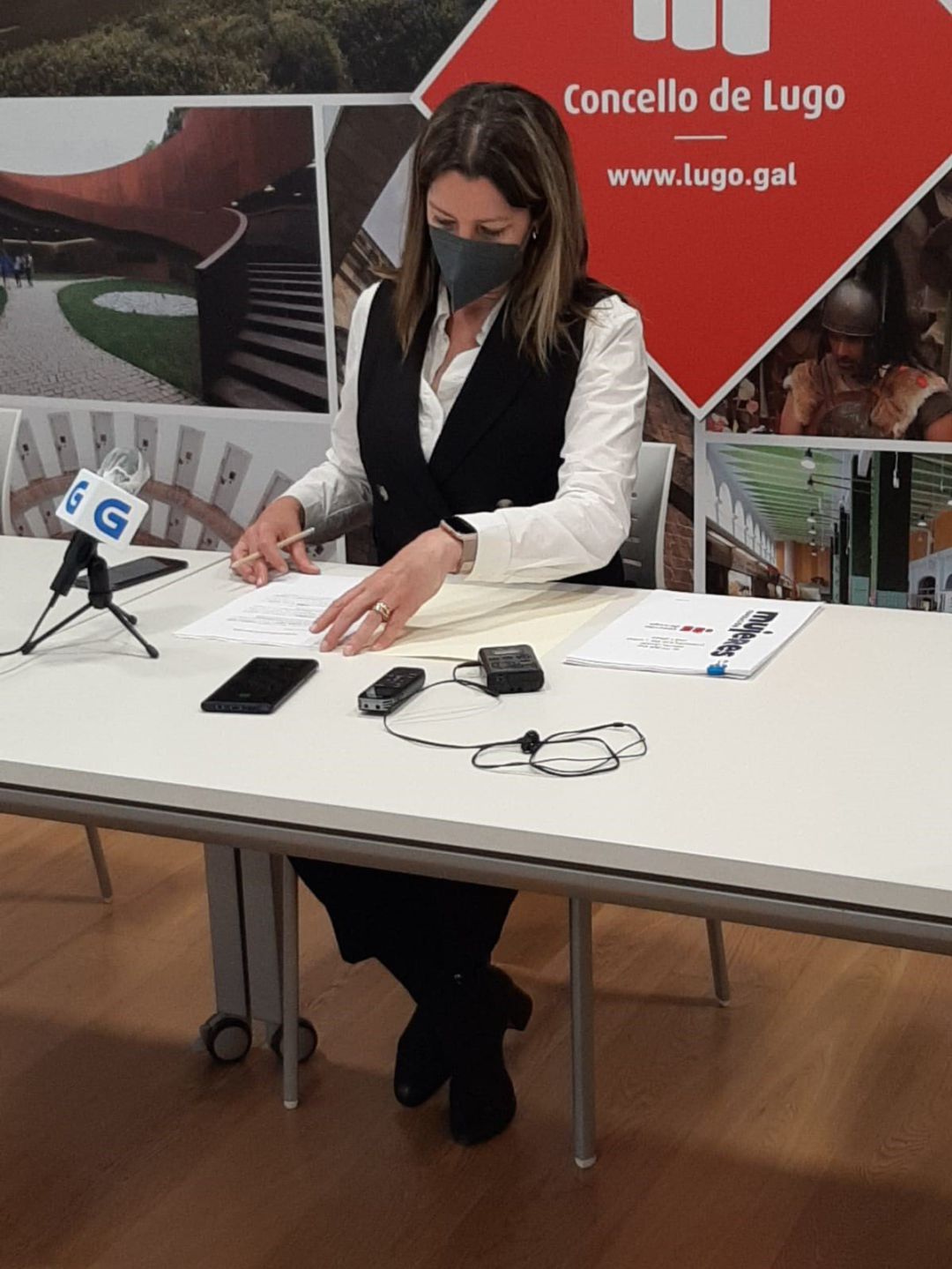 Lara Méndez, alcaldesa de Lugo Lara Méndez, alcaldesa de Lugo