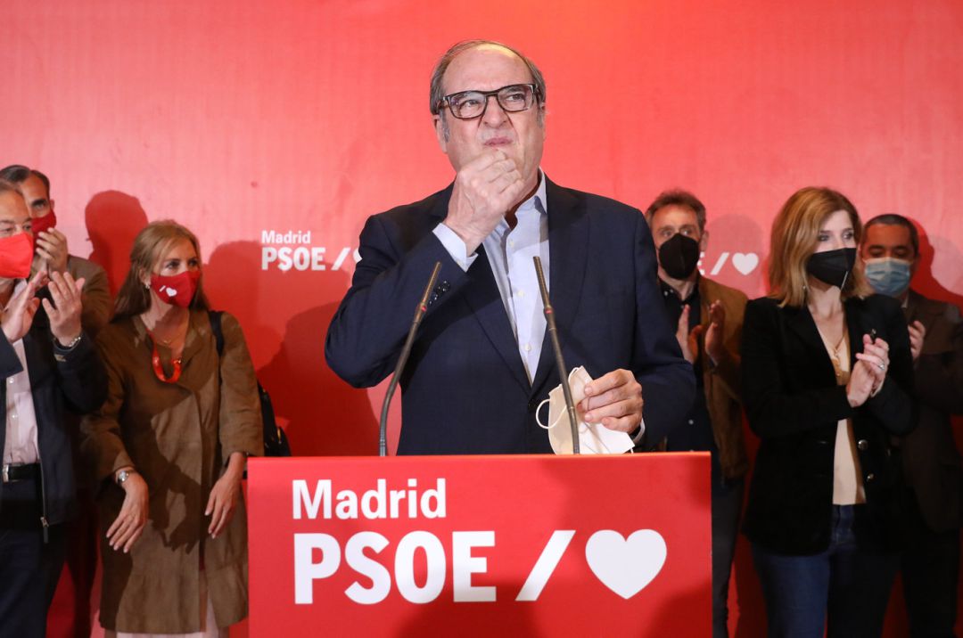 Ángel Gabilondo ofrece una rueda de prensa tras las votaciones de la jornada electoral del 4 de mayo. Ángel Gabilondo ofrece una rueda de prensa tras las votaciones de la jornada electoral del 4 de mayo.