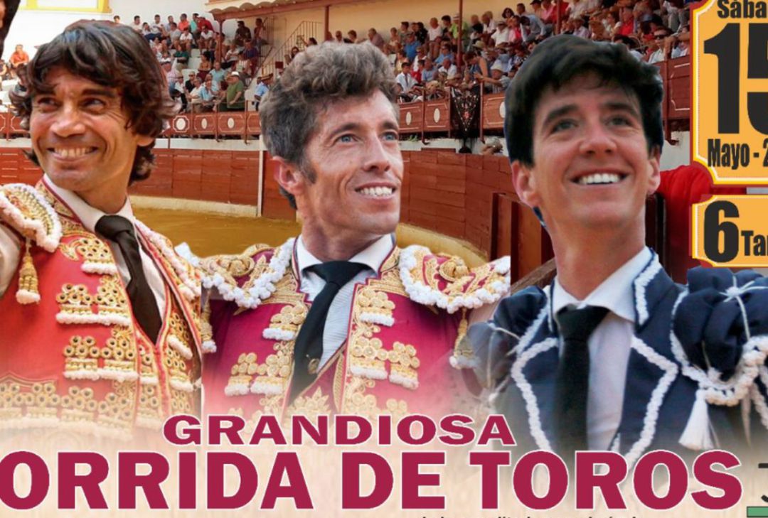 Cartel de la corrida de toros que se anuncia en Constantina Cartel de la corrida de toros que se anuncia en Constantina