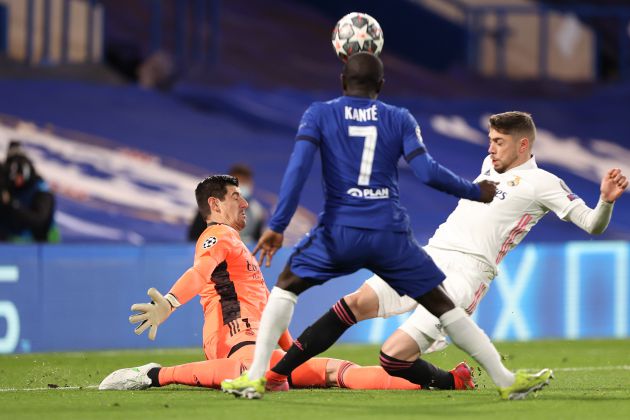 Kanté, en el partido frente al Real Madrid Kanté, en el partido frente al Real Madrid