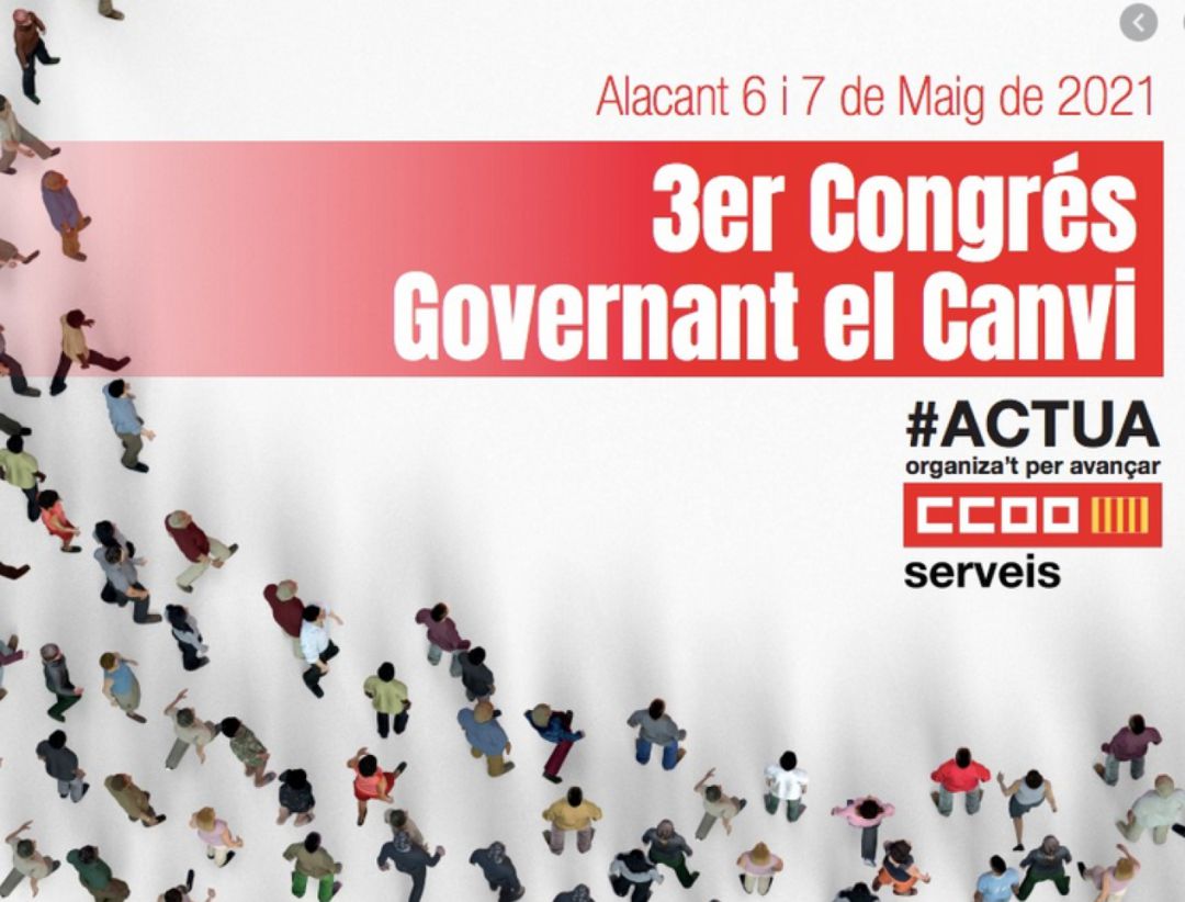 Cartel del tercer Congreso de la Federación de Servicios Cartel del tercer Congreso de la Federación de Servicios