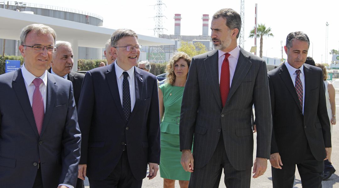 Visita del Rey Felipe VI a la refinaría de BP en Castellón en 2017 Visita del Rey Felipe VI a la refinaría de BP en Castellón en 2017