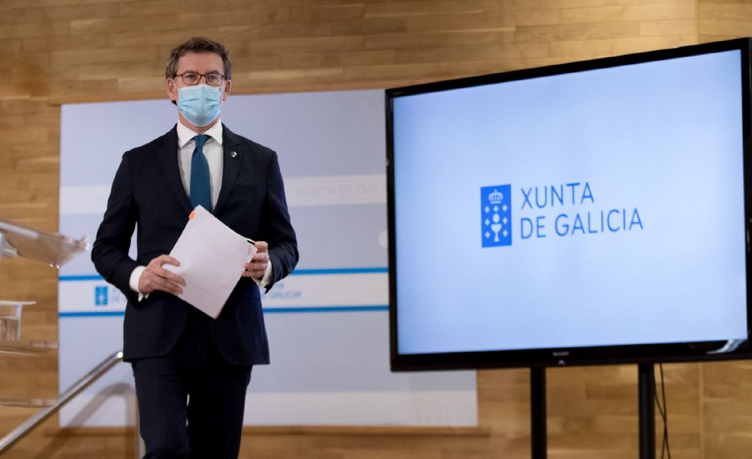Archivo - El presidente de la Xunta, Alberto Núñez Feijóo, antes de comparecer en rueda de prensa Archivo - El presidente de la Xunta, Alberto Núñez Feijóo, antes de comparecer en rueda de prensa