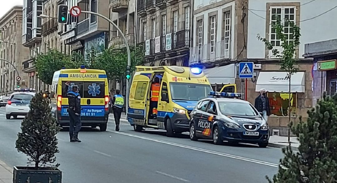 Dos unidades de policía acudieron al lugar de los hechos Dos unidades de policía acudieron al lugar de los hechos
