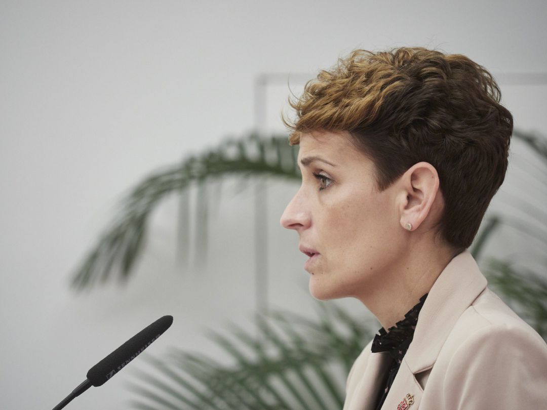 La presidenta del Gobierno de Navarra, María Chivite La presidenta del Gobierno de Navarra, María Chivite