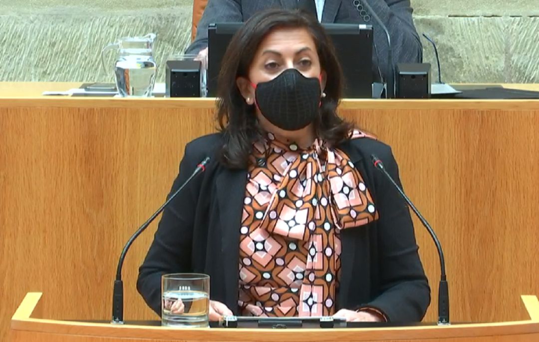 La presidenta del Gobierno de La Rioja, Concha Andreu, en el Parlamento de La Rioja. La presidenta del Gobierno de La Rioja, Concha Andreu, en el Parlamento de La Rioja.