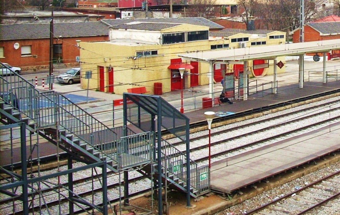 Imagen de la estación de Cercanías de Getafe Industrial. Imagen de la estación de Cercanías de Getafe Industrial.