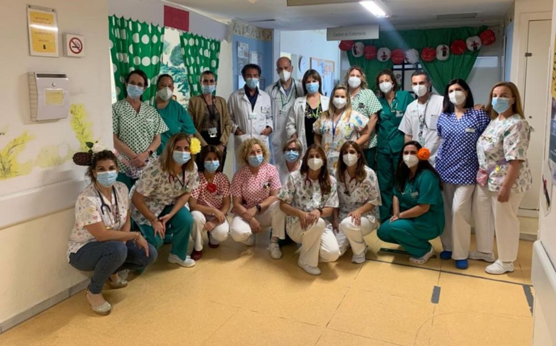 Profesionales del área de pediatría del Hospital de Jerez Profesionales del área de pediatría del Hospital de Jerez