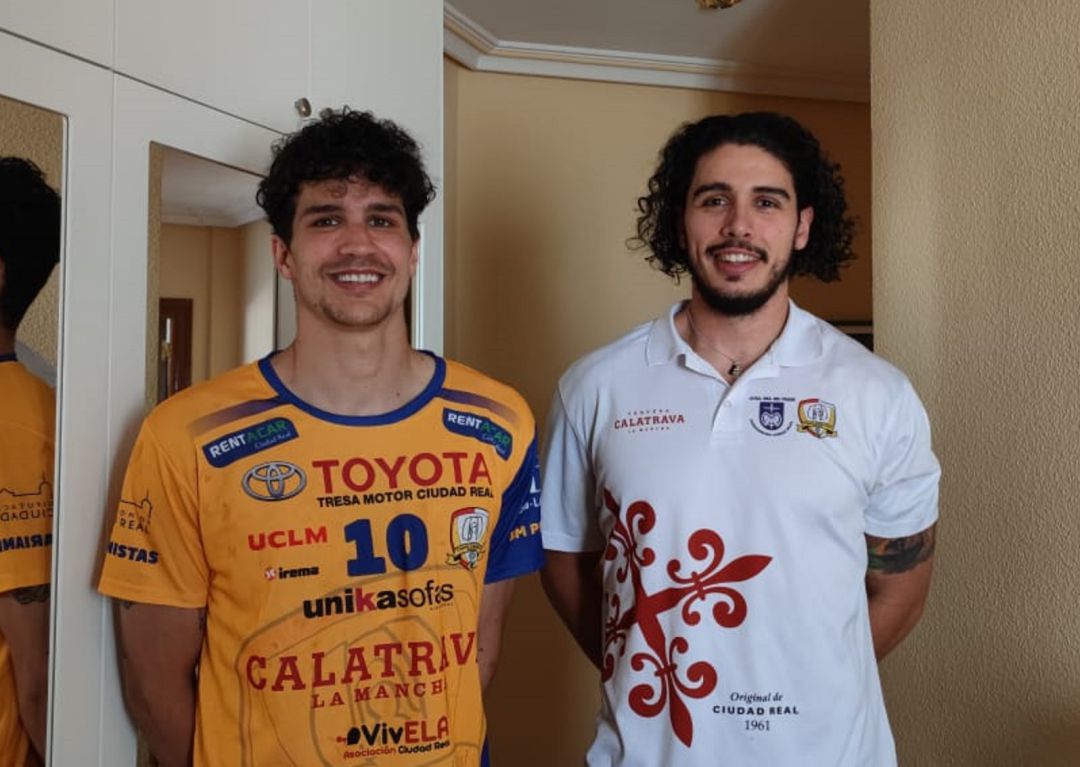 Pablo Campanario y Javi Torre, jugadores de Caserío Ciudad Real Pablo Campanario y Javi Torre, jugadores de Caserío Ciudad Real