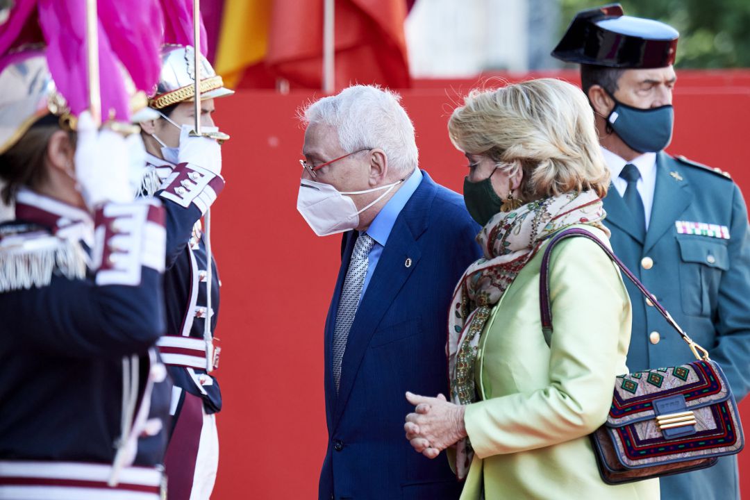 Joaquín Leguina con Esperanza Aguirre en los actois del Dos de Mayo Joaquín Leguina con Esperanza Aguirre en los actois del Dos de Mayo