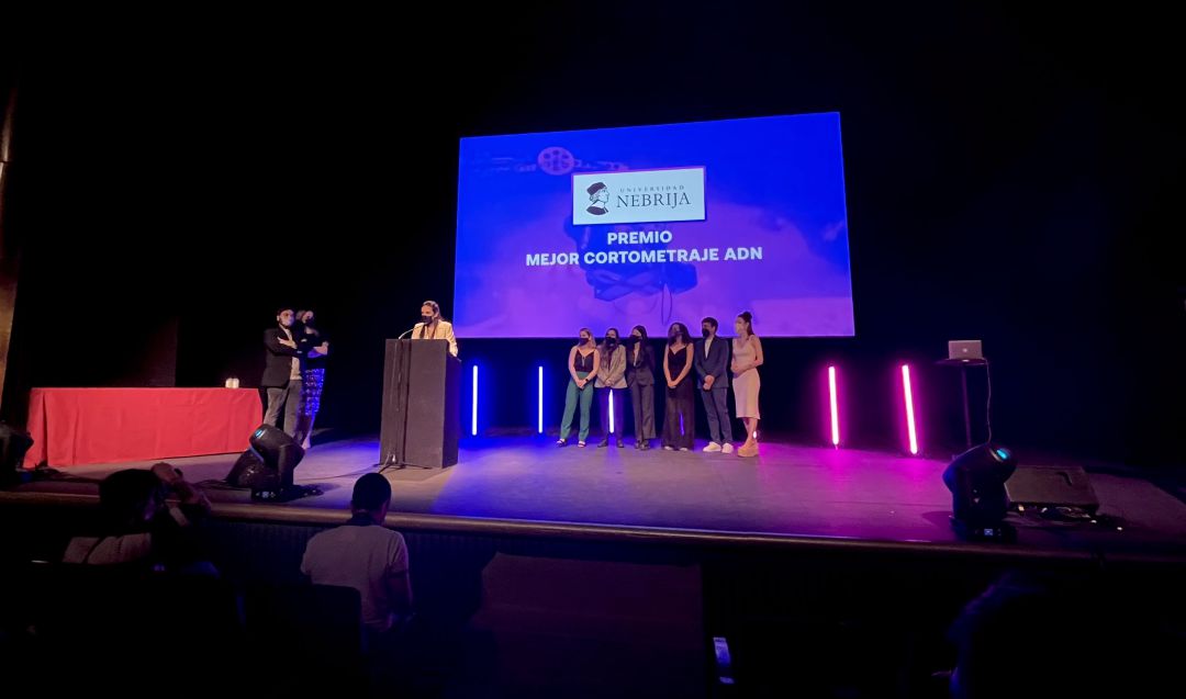 La alumna Victoria Velasco, quien cursa cuarto de Comunicación Audiovisual en la Universidad Nebrija, ganó el premio a Mejor Cortometraje, con su propuesta 'El Suceso'. La alumna Victoria Velasco, quien cursa cuarto de Comunicación Audiovisual en la Universidad Nebrija, ganó el premio a Mejor Cortometraje, con su propuesta 'El Suceso'.