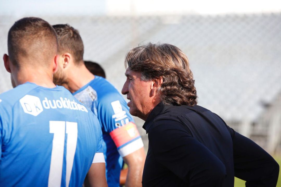 Esteban Vigo, entrenador del Xerez CD Esteban Vigo, entrenador del Xerez CD