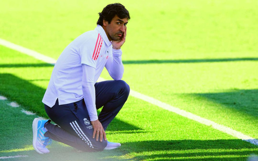 Raúl, en un partido del Real Madrid Castilla. Raúl, en un partido del Real Madrid Castilla.