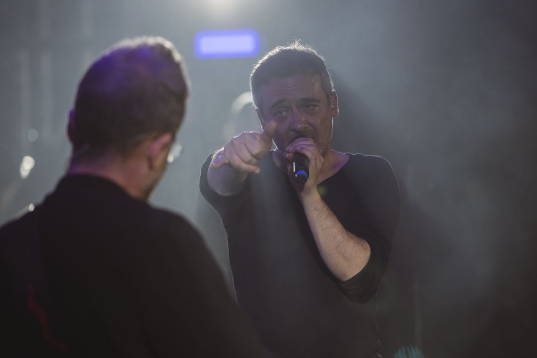 Santi Balmés durante un concierto en Barcelona el pasado 29 de abril Santi Balmés durante un concierto en Barcelona el pasado 29 de abril