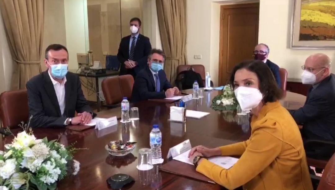 Reunión con la Ministra de Industria Reunión con la Ministra de Industria