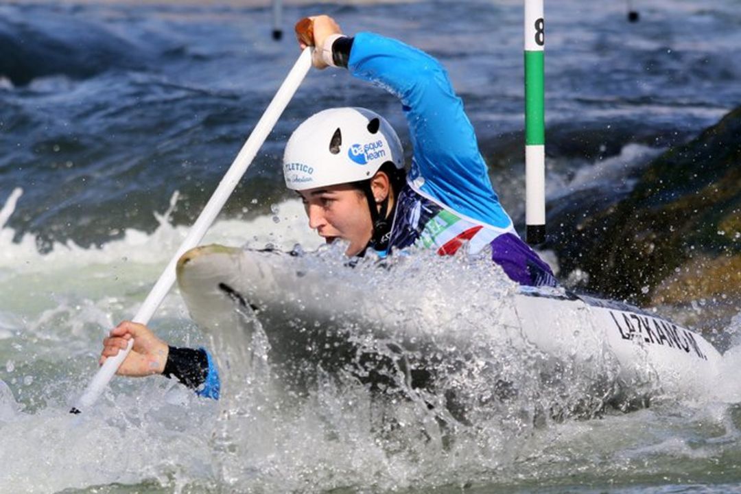 Miren Lazkano en plena baja en la final del europeo Miren Lazkano en plena baja en la final del europeo