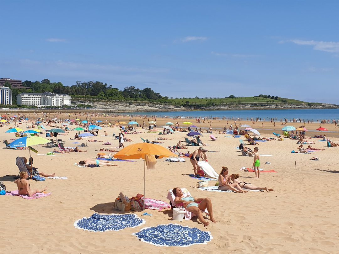 Segunda playa del Sardinero. Segunda playa del Sardinero.