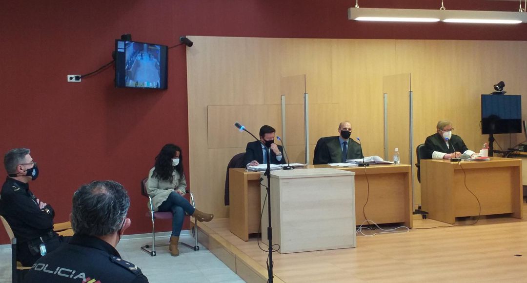 La acusada durante la vista celebrada en la Audiencia Provincial. La acusada durante la vista celebrada en la Audiencia Provincial.
