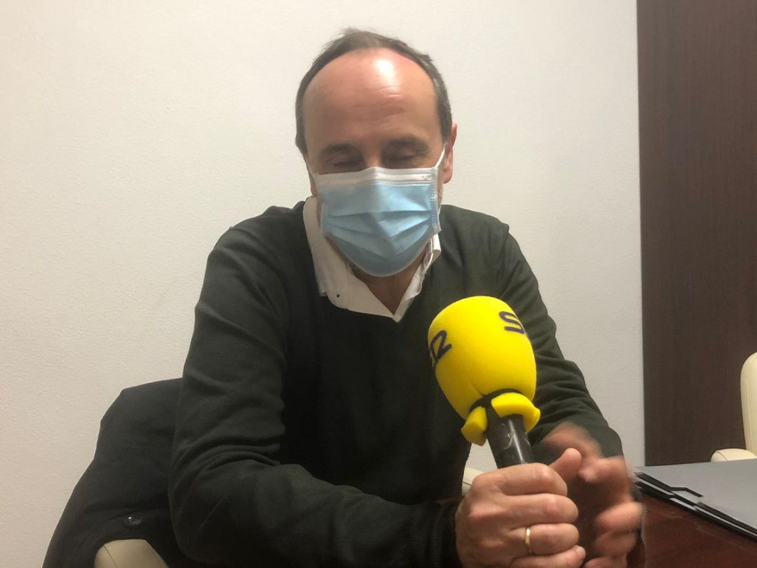 El constructor Jose Benito López en Radio Ourense El constructor Jose Benito López en Radio Ourense