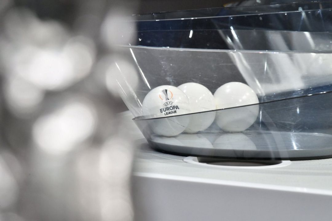 Imagen de un sorteo de la Europa League Imagen de un sorteo de la Europa League