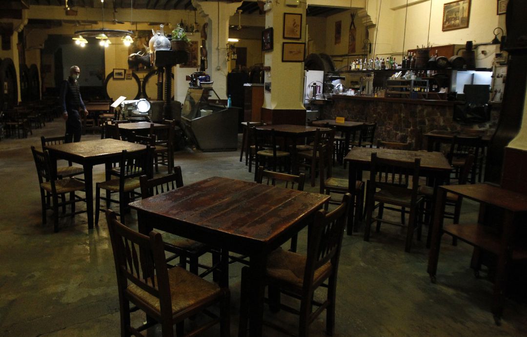 Imagen de archivo del interior de un restaurante. Imagen de archivo del interior de un restaurante.
