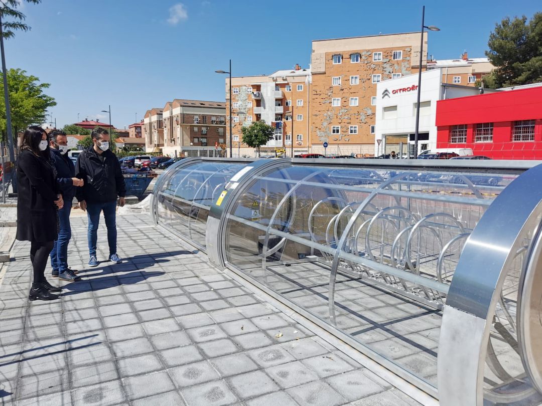 Aparcabicis inteligente en Azuqueca de Henares Aparcabicis inteligente en Azuqueca de Henares