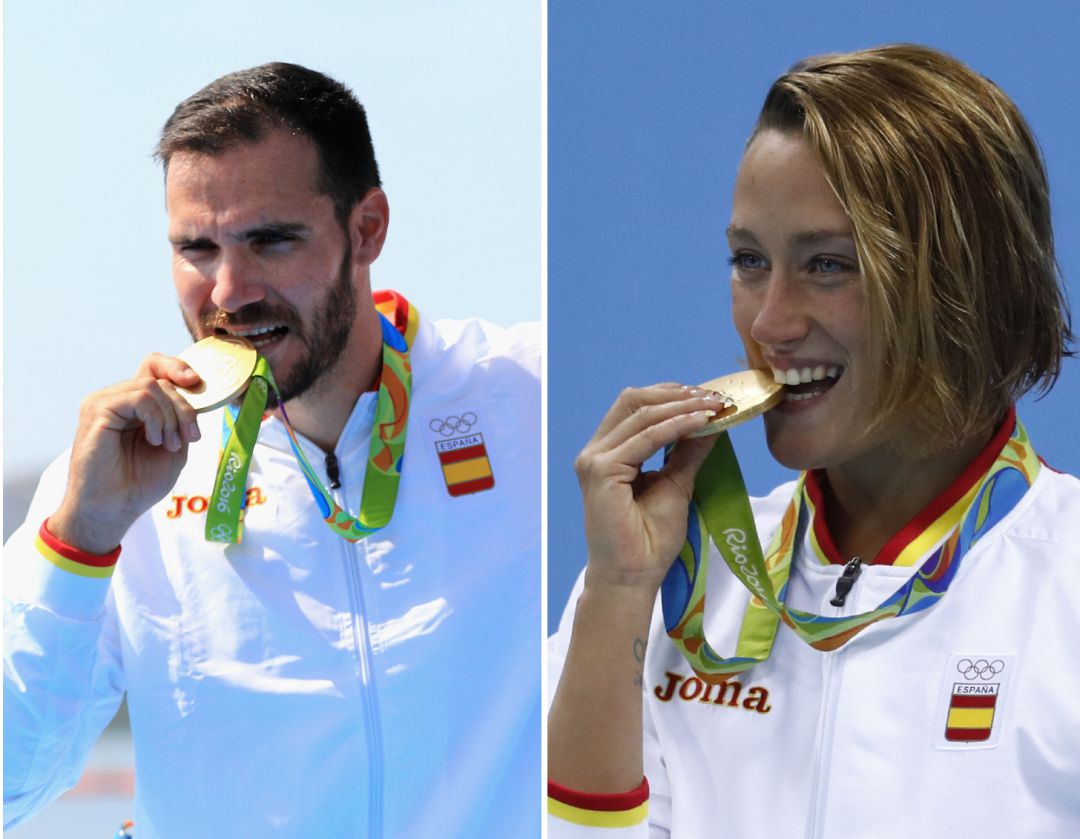 Saúl Craviotto y Mireia Belmonte son los deportistas españoles con más medallas en la actualidad Saúl Craviotto y Mireia Belmonte son los deportistas españoles con más medallas en la actualidad