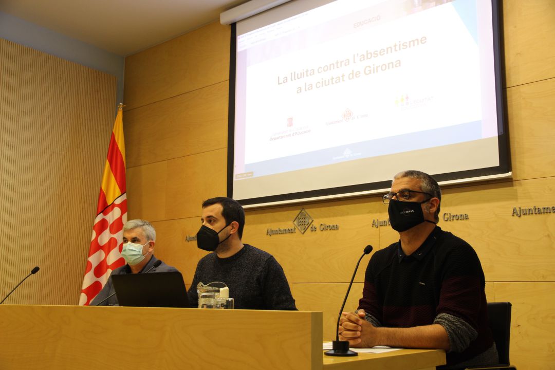 Roda de premsa sobre l'absentisme escolar Roda de premsa sobre l'absentisme escolar