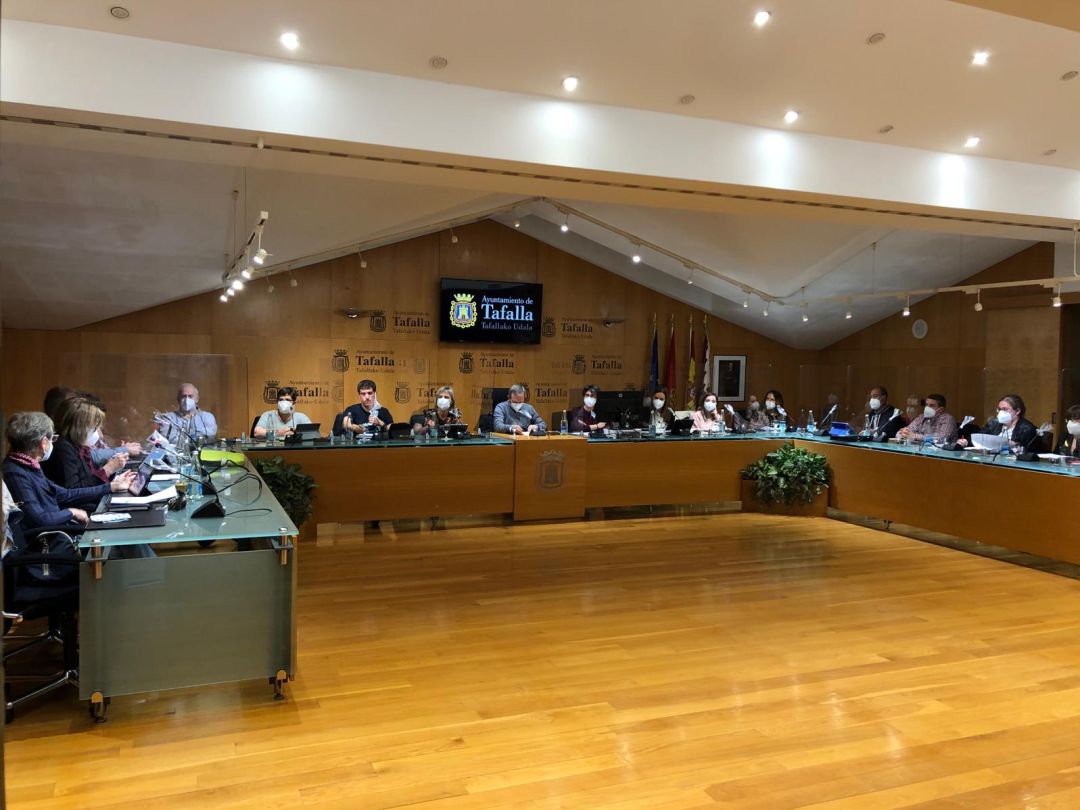 Pleno del Ayuntamiento de Tafalla. Pleno del Ayuntamiento de Tafalla.