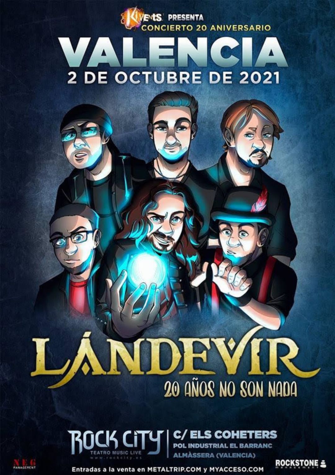 Cartel del concierto en Valencia Cartel del concierto en Valencia