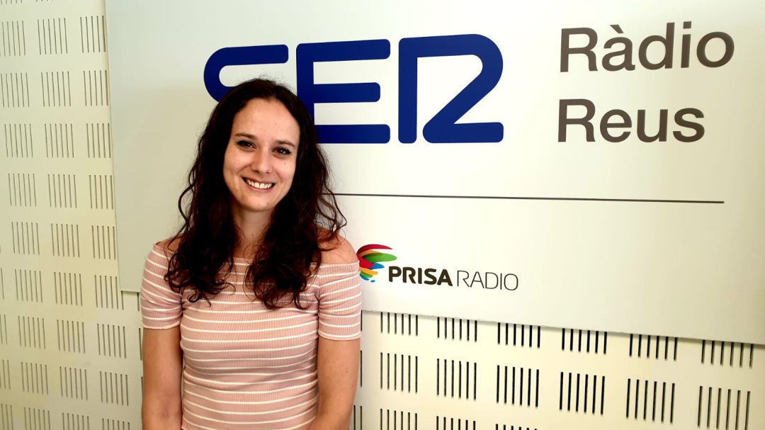Marie-Lou Renon als estudis de Ràdio Reus Marie-Lou Renon als estudis de Ràdio Reus