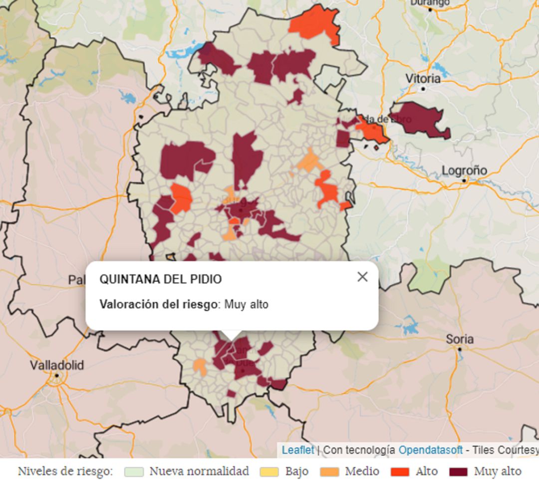 Ahora sí: Aranda cruza la línea roja de la incidencia acumulda sin contar con la Aguilera Ahora sí: Aranda cruza la línea roja de la incidencia acumulda sin contar con la Aguilera
