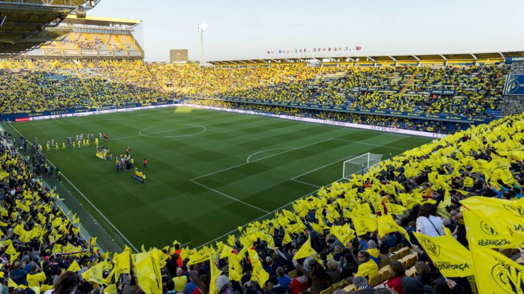 Imagen del estadio de La Cerámica antes de la pandemia Imagen del estadio de La Cerámica antes de la pandemia