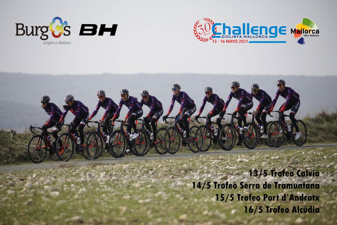 Equipo del Burgos BH en Mallorca Equipo del Burgos BH en Mallorca