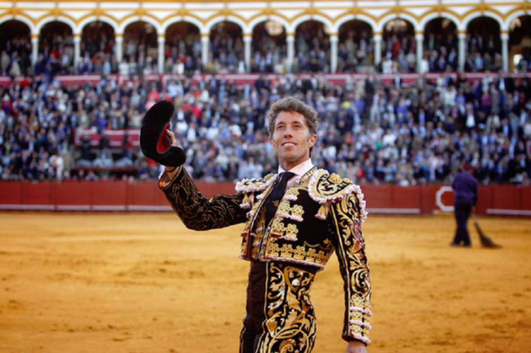Imagen de archivo de Manuel Escribano durante una tarde de triunfo en la Maestranza Imagen de archivo de Manuel Escribano durante una tarde de triunfo en la Maestranza