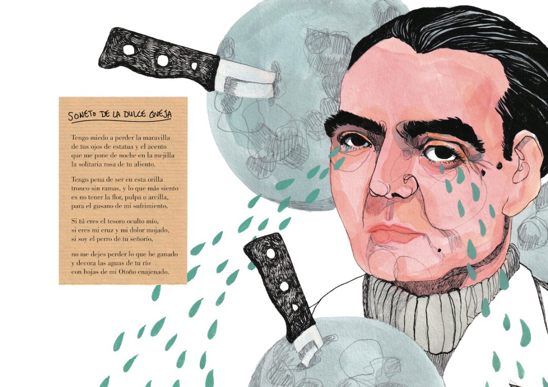 Imagen de 'Federico', la biografía ilustrada de Federico García Lorca por Ilu Ros Imagen de 'Federico', la biografía ilustrada de Federico García Lorca por Ilu Ros