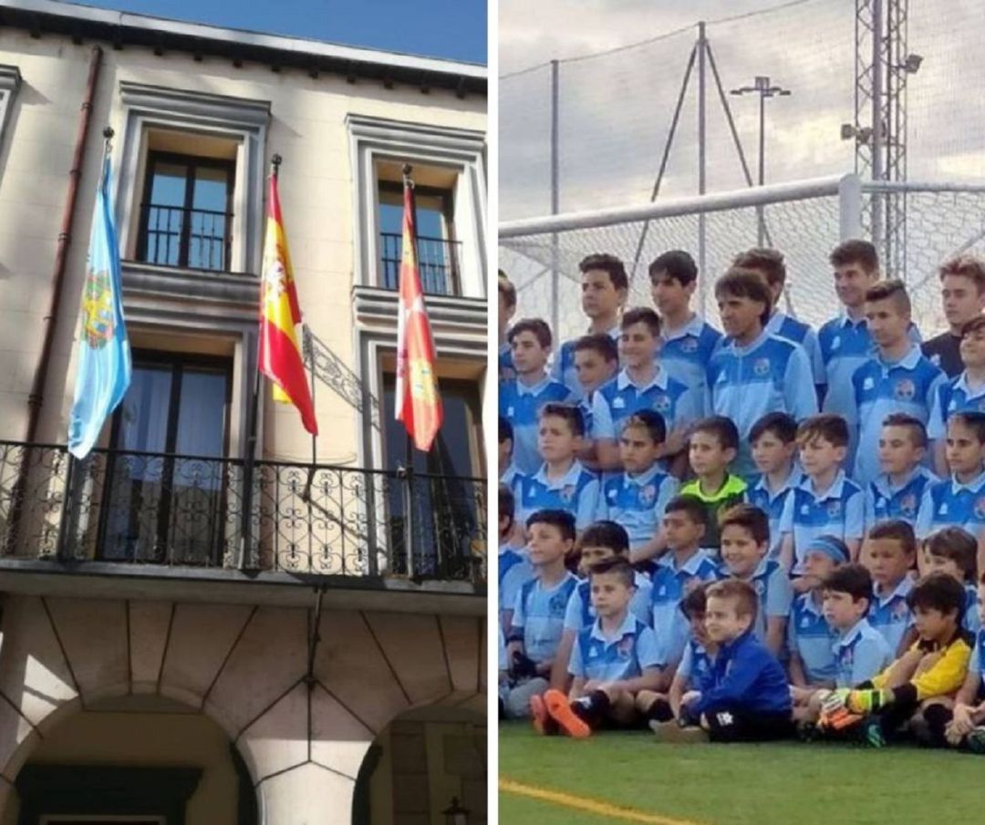 El Ayuntamiento de Aranda de Duero y los integrantes del Aranda Riber. El Ayuntamiento de Aranda de Duero y los integrantes del Aranda Riber.